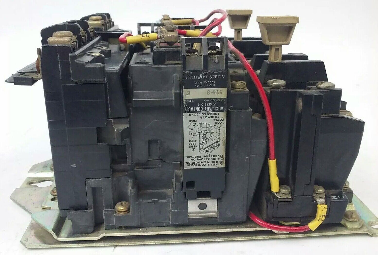 ALLEN BRADLEY, 520E-BOD , SER. C, REVERSING STARTER, SIZE 1, 600V, 120V COIL