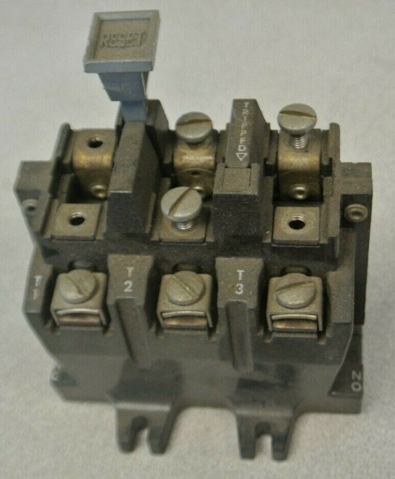 LOT of 10 / A-B 42185-800-01 OVERLOAD RELAY 120-600VAC, MAKE 7200VA, BREAK 720VA