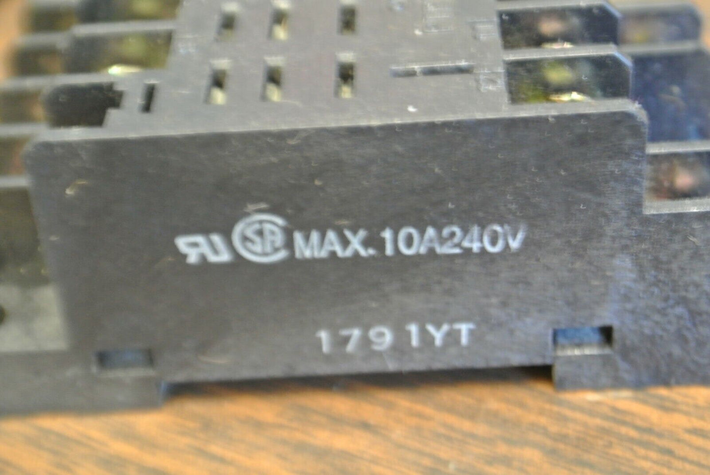 LOT of 3 / OMRON PTF14A RELAY SOCKET BASE / 14-PIN / 10A, 240V MAX