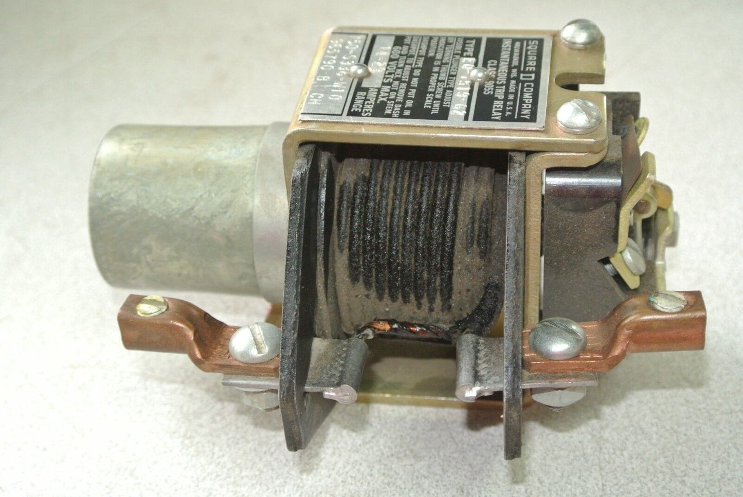 SQUARE D 9055 EQ-1519-G2 DASHPOT TYPE MAGNETIC RELAY - 14-29 AMPS - NEW SURPLUS