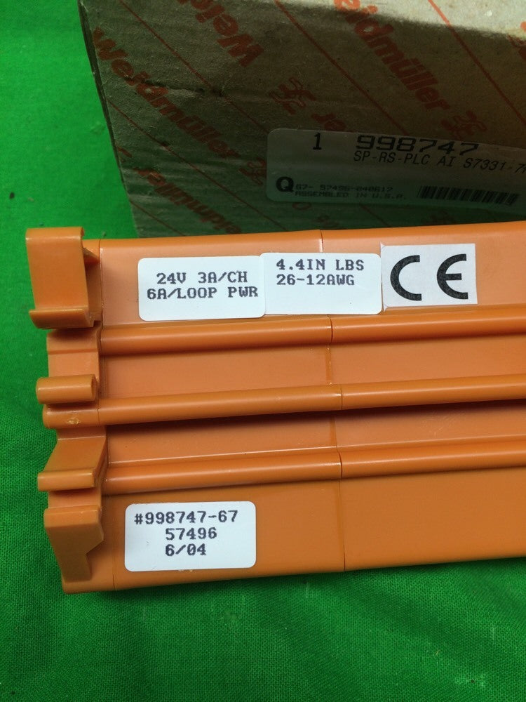 WEIDMULLER SP-RS-PLC AI S7331-7NF00-0AB0 ANALOG INPUT MODULE 998747
