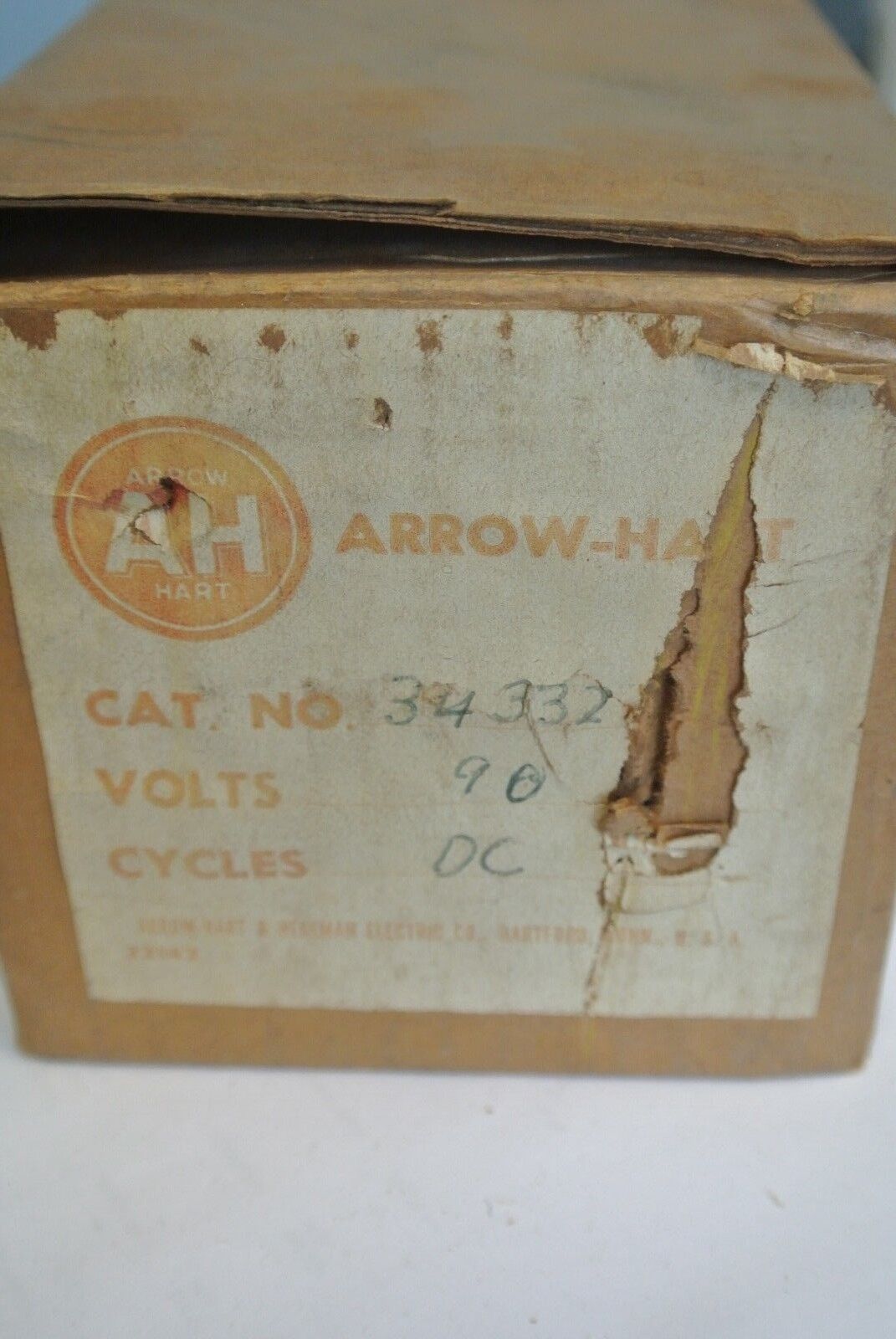 ARROW HART / AH& H 34332-DCU CONTACTOR 90VDC - NEW SURPLUS