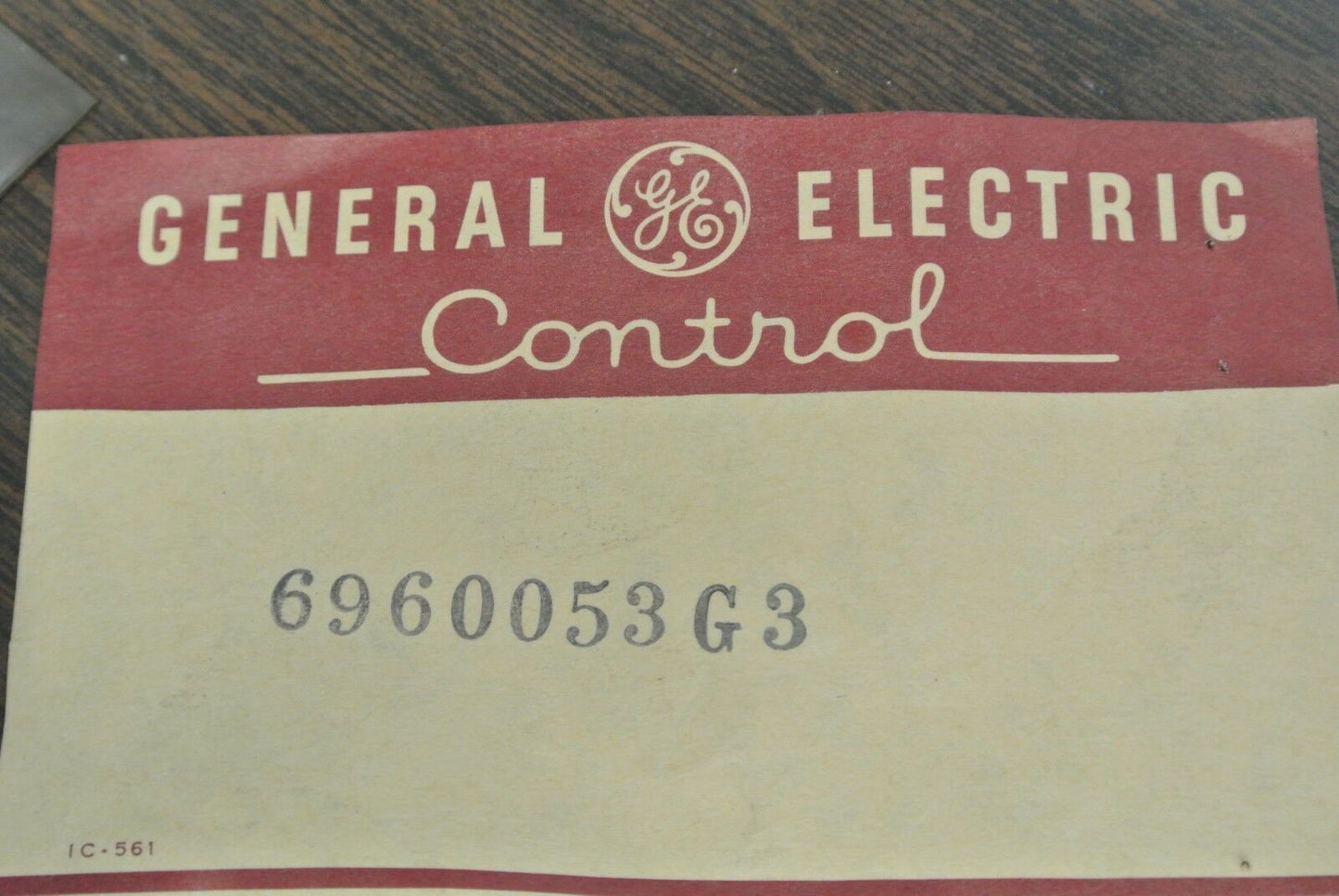 GENERAL ELECTRIC CONTROL 6960053G3 CONTACT KIT / SET / NEW SURPLUS
