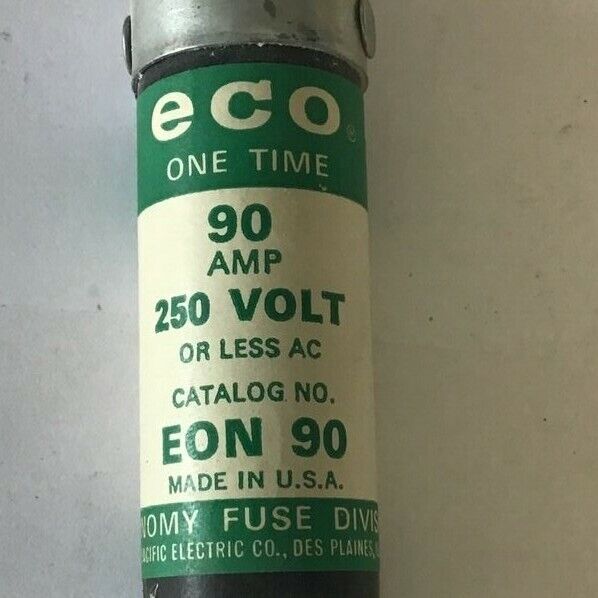 ECONOMY EON 90 ONE TIME FUSE 90A 250V ***LOTOF5***