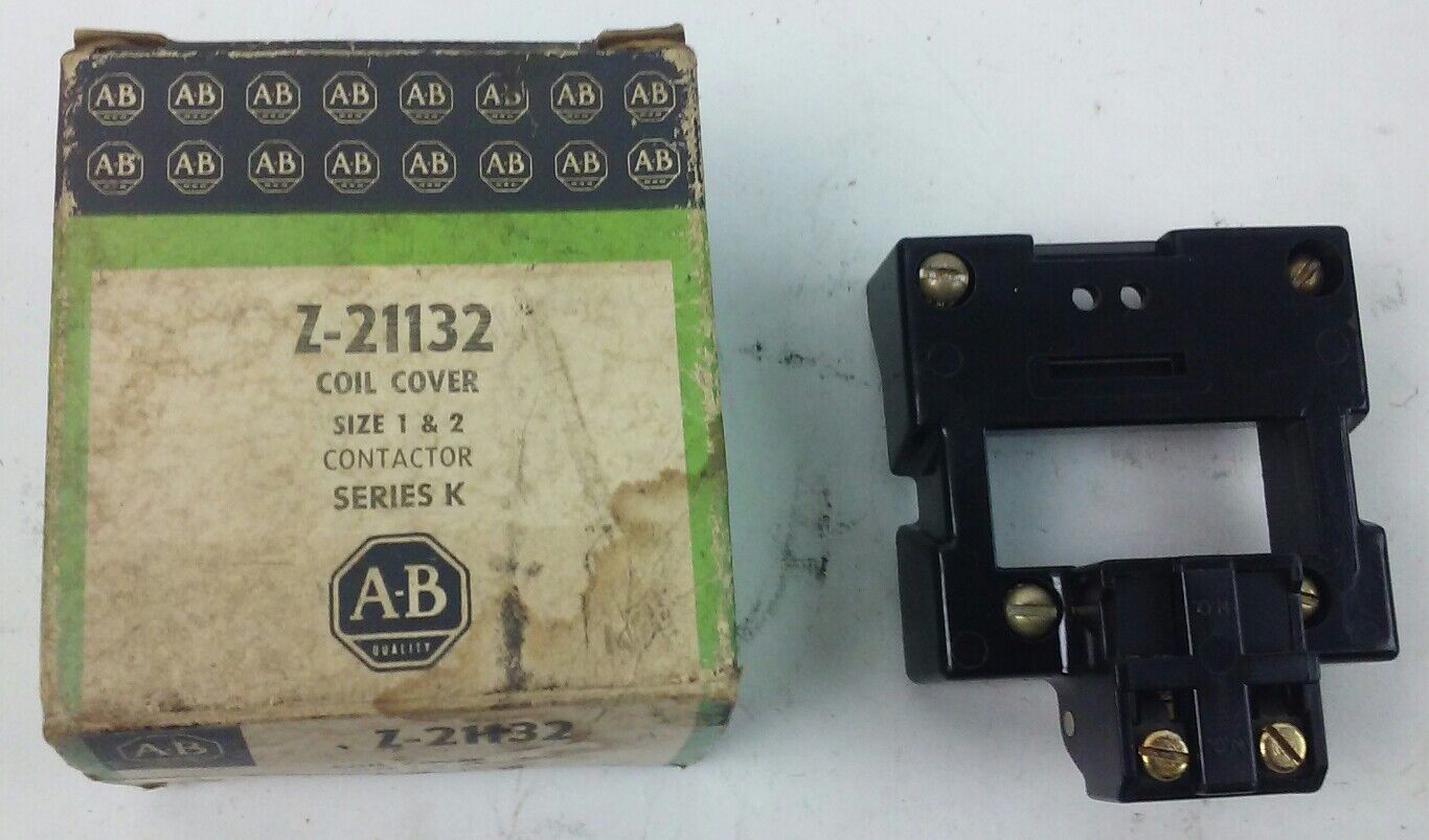ALLEN BRADLEY Z-21132 COIL COVER, SIZE 1 & 2 CONTACTOR, SERIES K, NEW