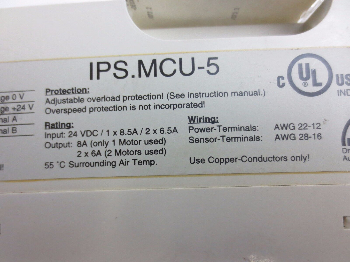 MAN ROLAND IPS.MCU-5 MOTOR CONTROL - 16.86959-0026 - Rev. A
