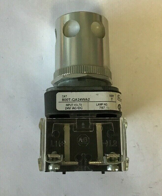 ALLEN BRADLEY 800T-QA24WA2 SER.T WHITE PUSH BUTTON 24VAC/DC