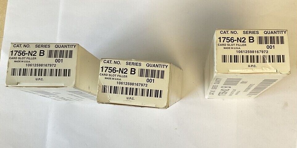 ALLEN BRADLEY 1756-N2 CARD SLOT FILLER SER.B ***LOTOF3***