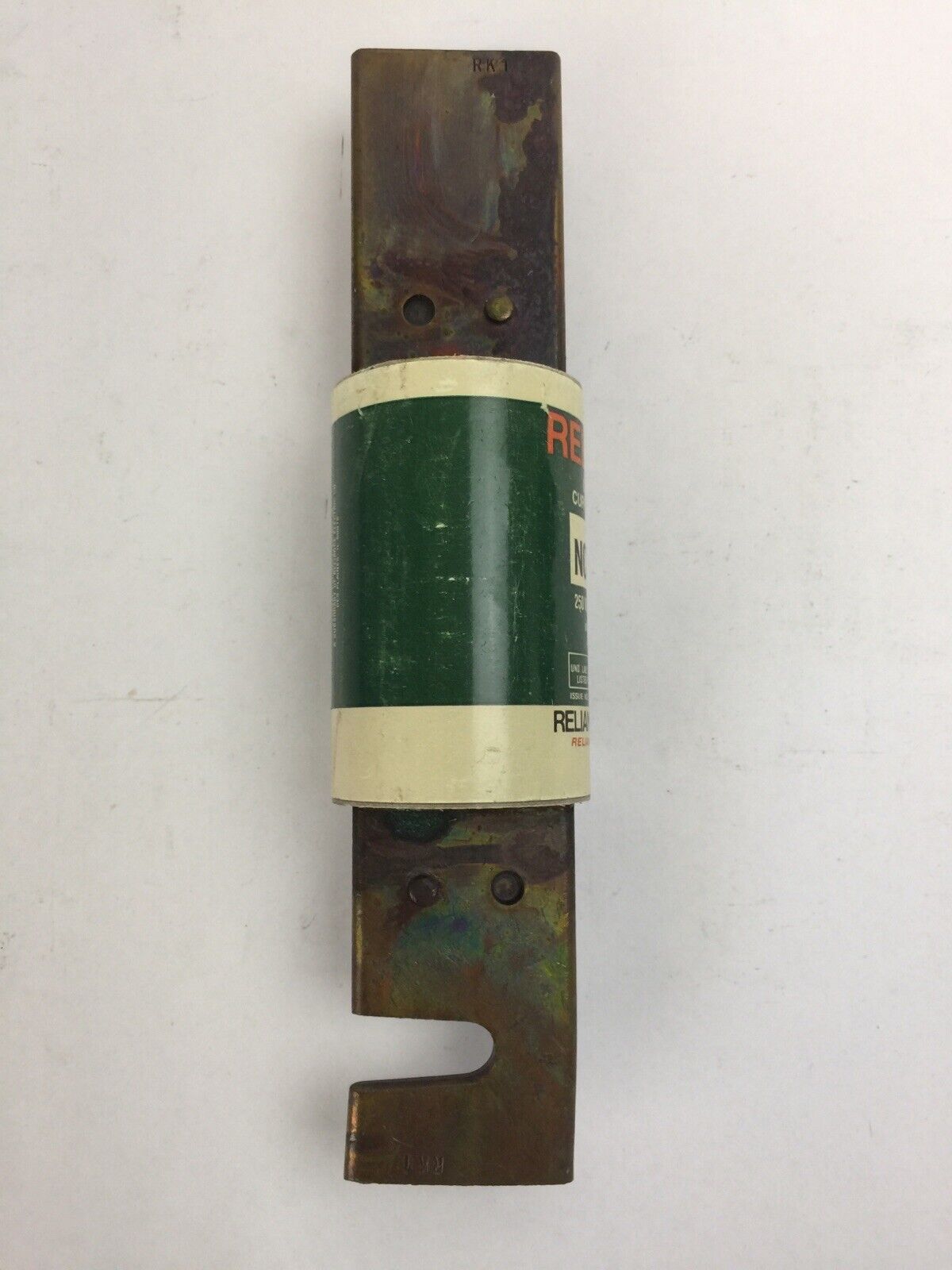 RELIANCE ELECTRIC NCLR 600 CURRENT LIMITING CLASS RK1 FUSE 600AMP 250VAC