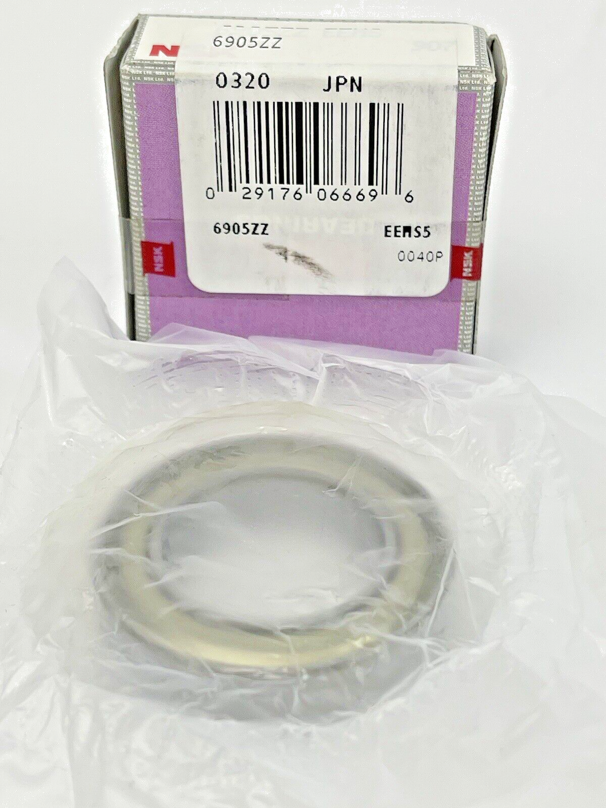NSK - 6905ZZ - Deep Groove Ball Bearing - 25x42x9mm