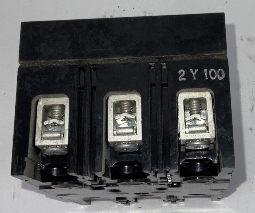 GENERAL ELECTRIC TEB132Y100 CIRCUIT BREAKER 100A 240VAC 3POLE