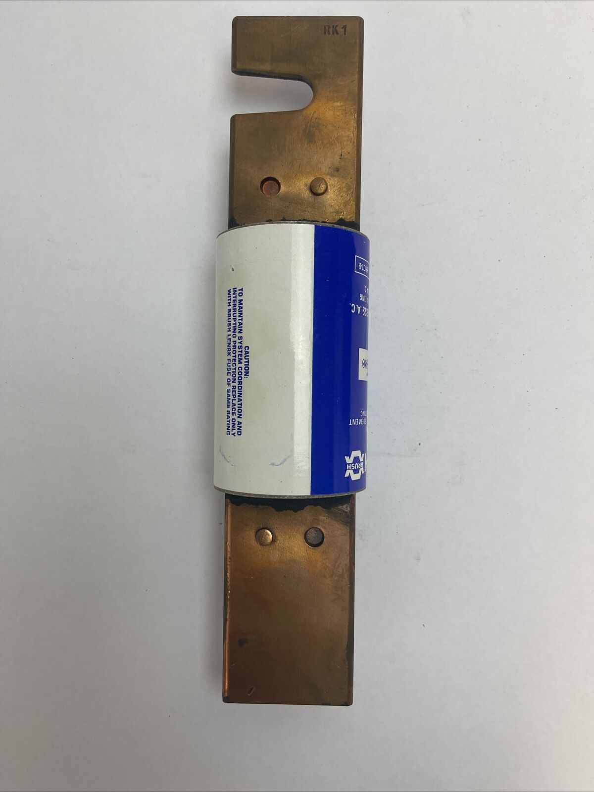 BRUSH LENRK600 CLASS RK1 TIME DELAY DUAL ELEMENT CURRENT LIMITING 250VAC 600AMP