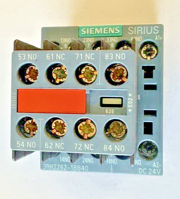 SIEMENS 3RH2262-1BB40 CONTACTOR 24VDC 50HZ