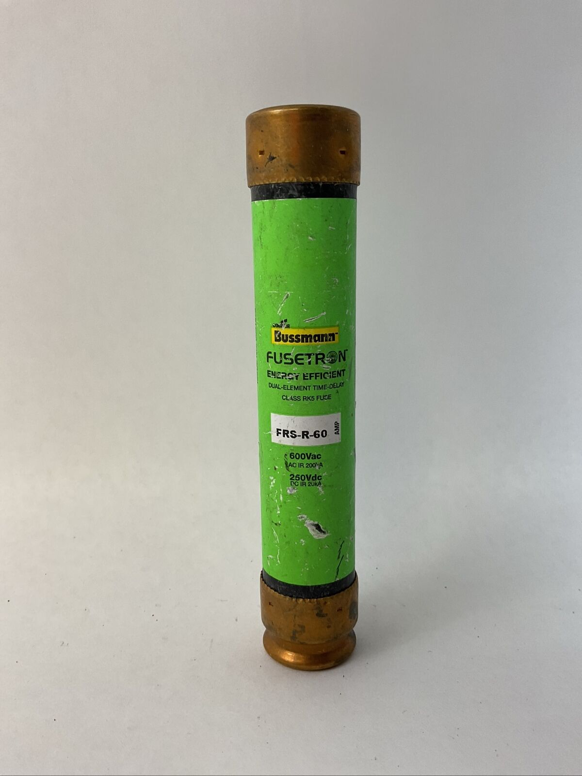 BUSSMANN FRS-R-60 600VAC 250VDC 60A FUSETRON ENERGY EFFICIENT FUSE (LOT OF 3)