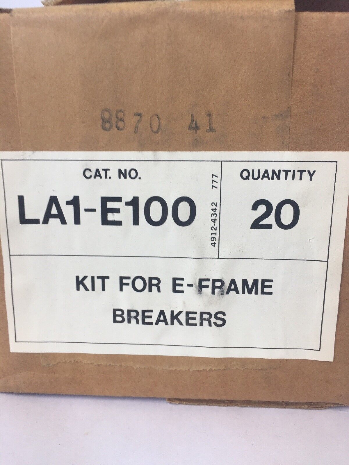 GOULD LA1-E100 KIT FOR E-FRAME BREAKERS (LOT OF 20)