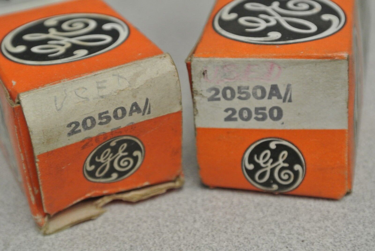 LOT of 2 / GE 2050A ELECTRONIC TUBE / USED???