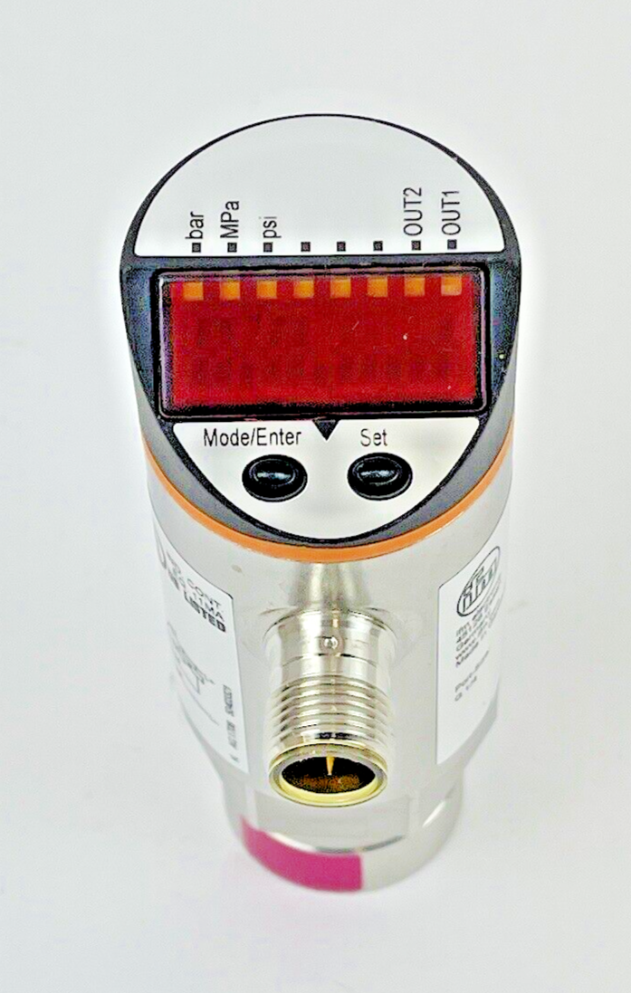 IFM ELECTRONIC - PN7000 - EFECTORSOD - PN-400-SBR14-QFRKG/US/ - PRESSURE SENSOR