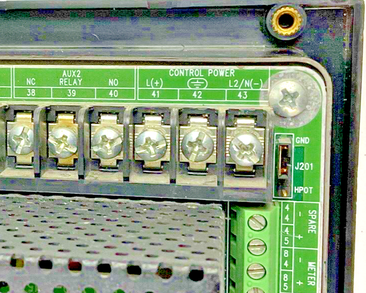 GE 269PLUS-10C-120VAC MOTOR MANAGMENT RELAY *CRACKED/BROKEN PLASTIC*