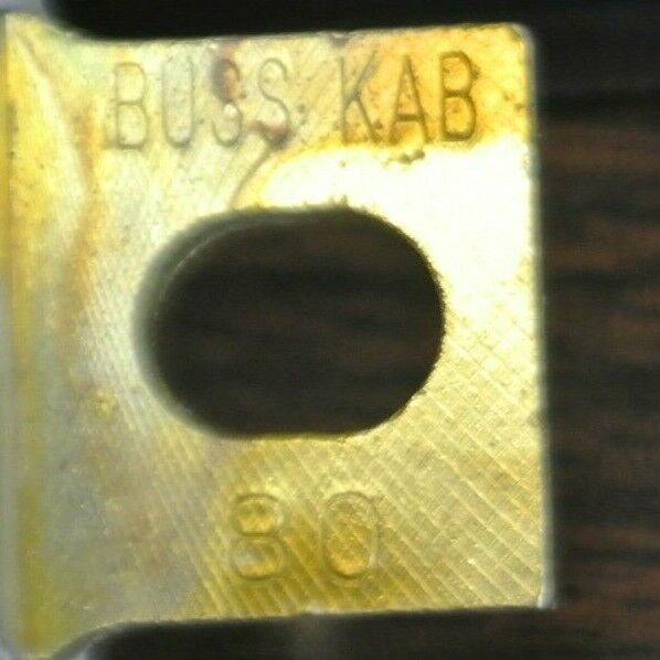 BUSSMANN / TRON KAB80 RECTIFIER FUSE / 250V / 80A / NEW SURPLUS / EACH