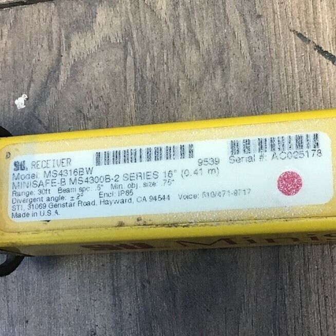 STI TRANSMITTER AND RECEIVER MS4316BW 16" RANGE:30FT