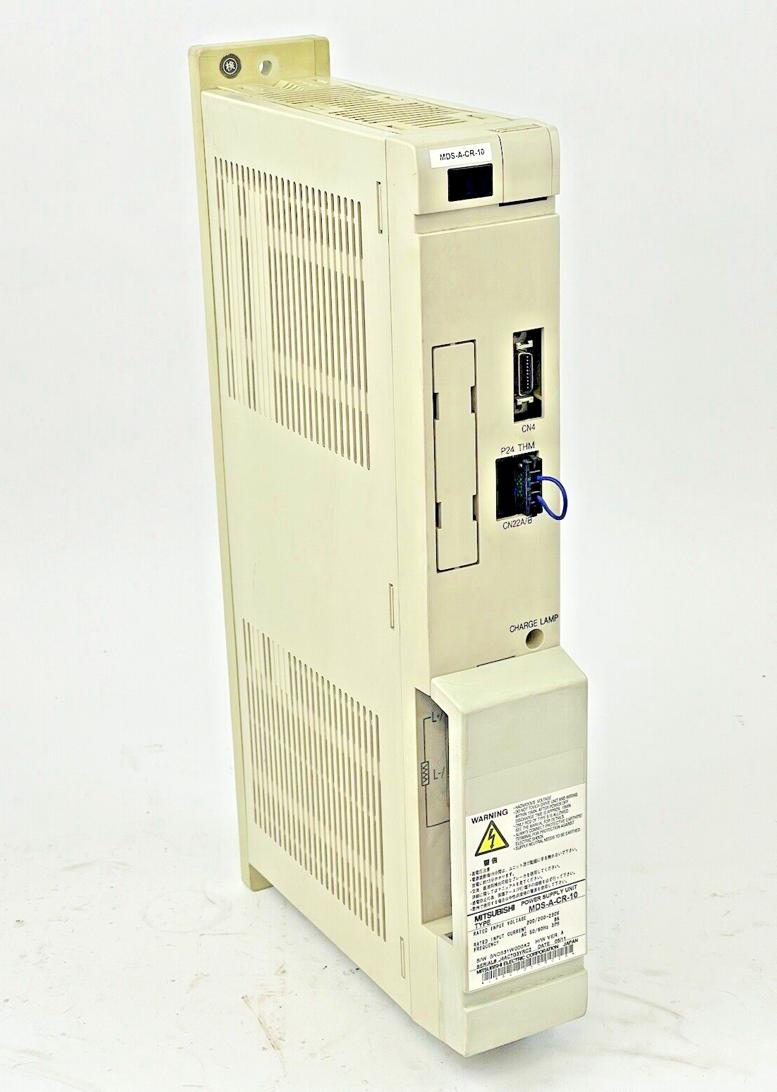 MITSUBISHI - MDS-A-CR-10 VER. A- POWER SUPPLY UNIT 200/200-230VAC,8A,3PH,50/60Hz