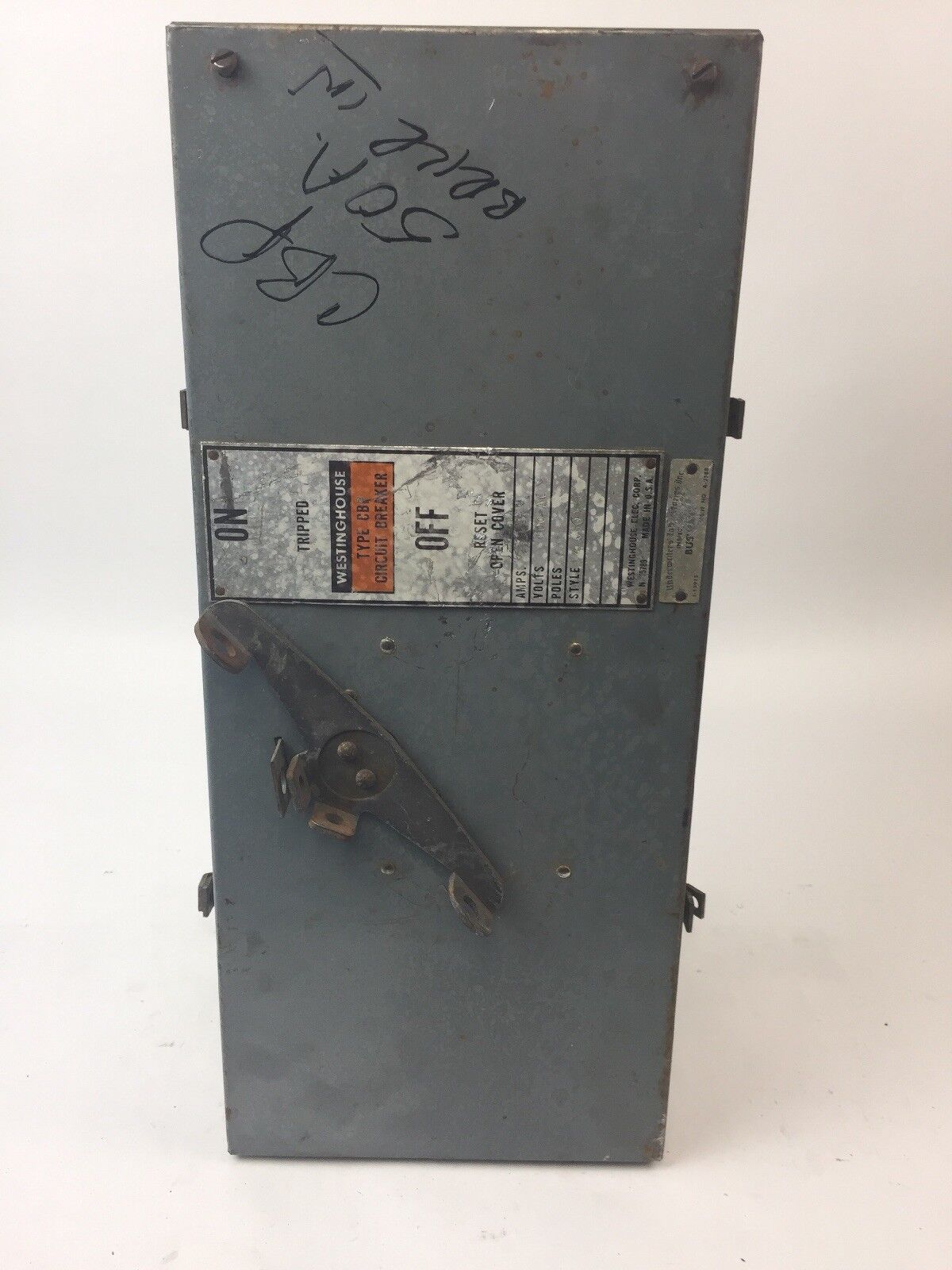 WESTINGHOUSE CBP 50A BREAKER BUS PLUG 600VAC 3 POLE