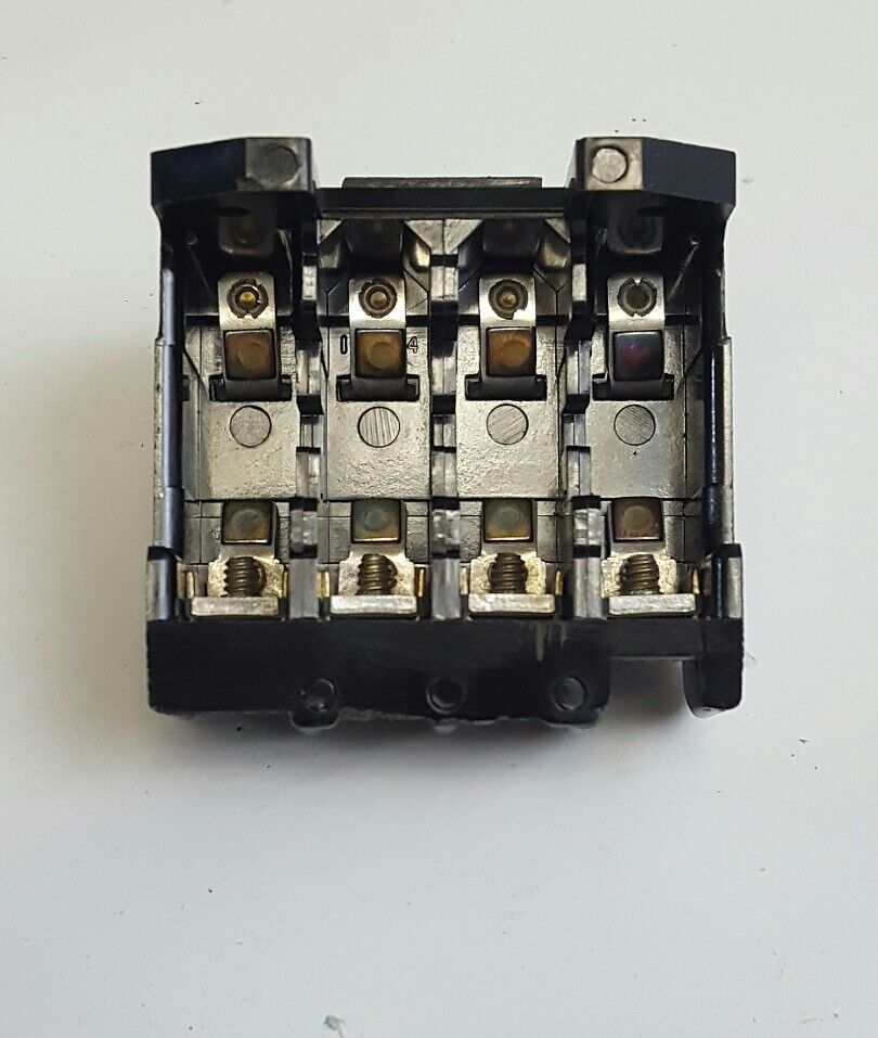 ALLEN BRADLEY X-241076 CONTACT BLOCK WITH CONTACTS, SERIES K, SIZE 00, 4P, NEW