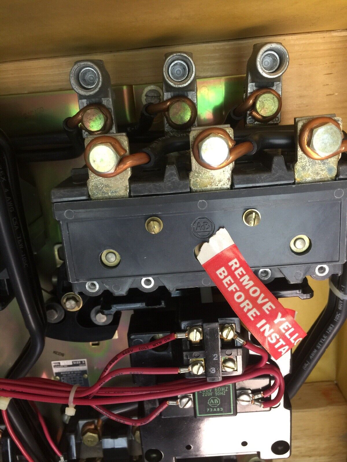 ALLEN BRADLEY 715XDOA13 TWO-SPEED STARTER CONSEQUENT POLE 3 PHASE SIZE 3 NEMA 0