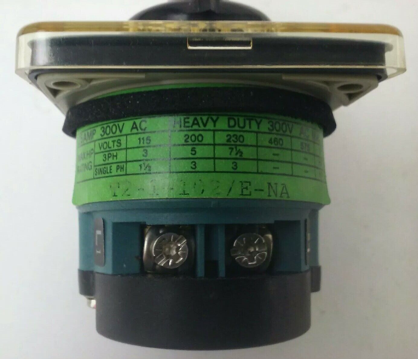 KLOCKNER MOELLER T2-1-102/E-NA FLUSH MOUNTING CAM SWITCH 3PH 25A 300VAC 7 1/2HP