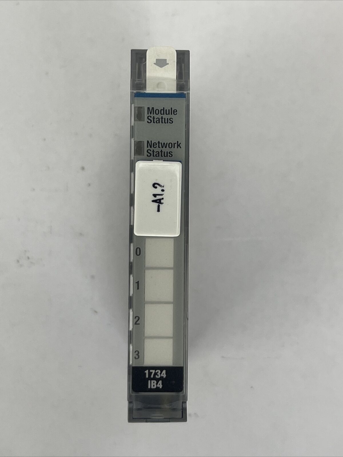 ALLEN BRADLEY 1734-IB4 SER D FW 3.022 INPUT MODULE BACKPLANE 5VDC 75mA INPUT 24V
