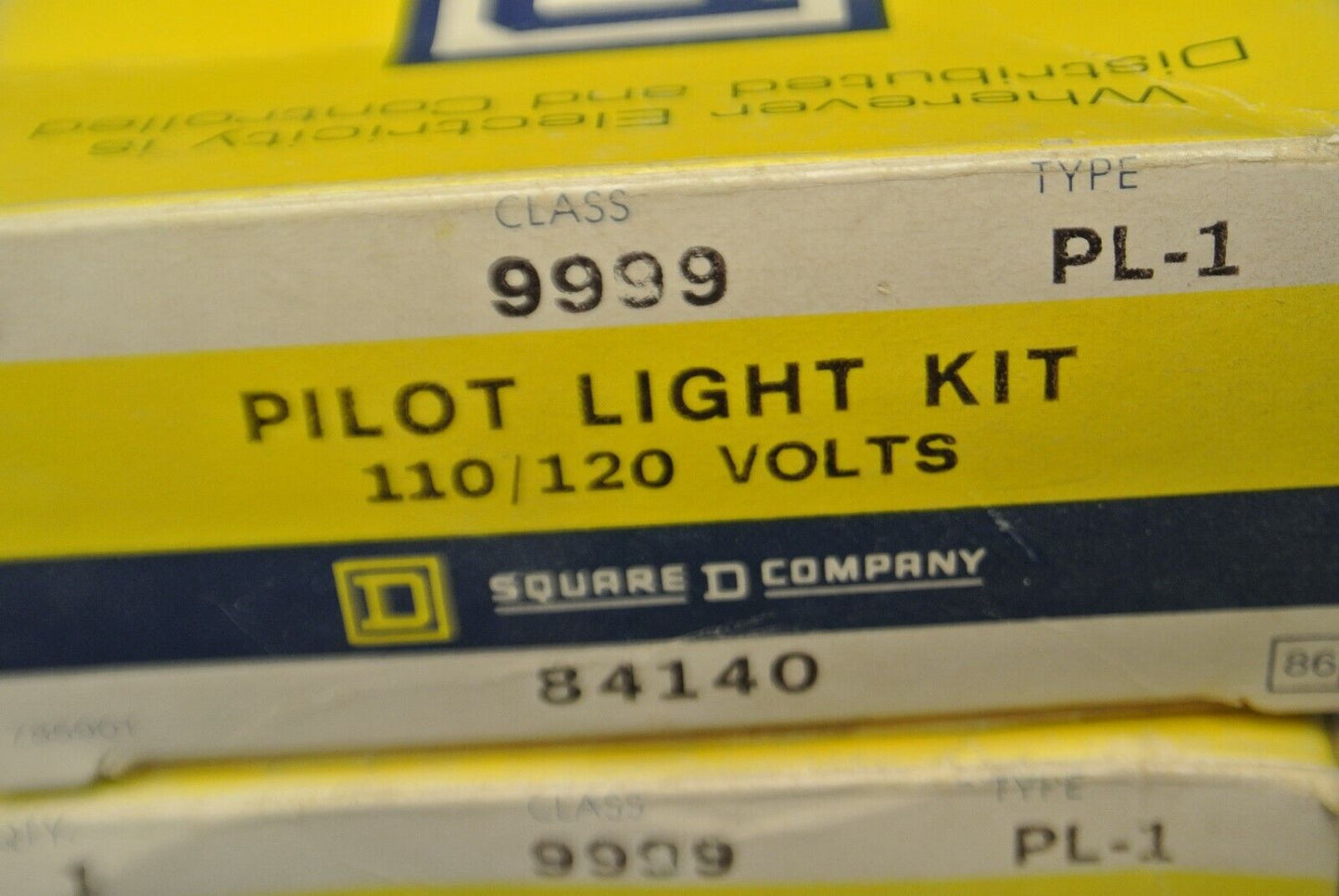 SQUARE D / 9999 PL-1 / PILOT LIGHT KIT / 110/120V / RED / NEW SURPLUS