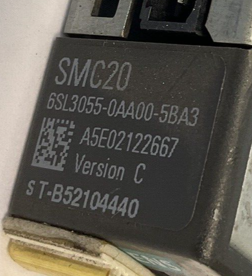 SIEMENS 6SL3055-0AA00-5BA3 SENSOR MODULE SMC20 24VDC 0.6A VER.C