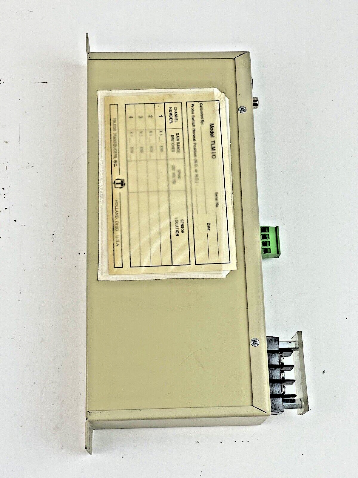 TOLEDO TRANSDUCERS - TLM-1 - TLM I/O LOAD MODULE - .1A@120VAC, .05A@240VAC