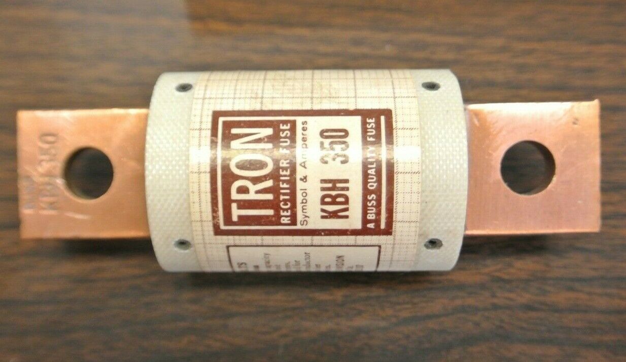 TRON / BUSSMANN KBH350 RECTIFIER FUSES / 500V / 350A / NEW SURPLUS / EACH