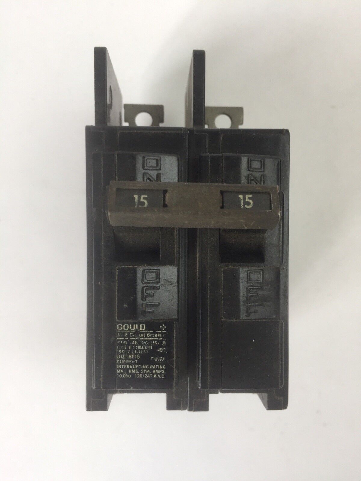 SIEMENS BQ2B015 CIRCUIT BREAKER 2POLE 15AMP 120/240VAC (LOT OF 2)
