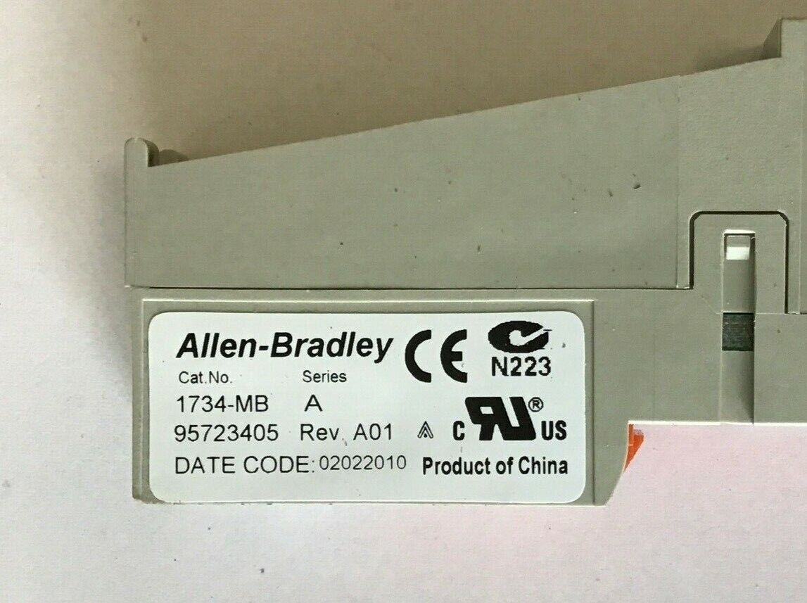 ALLEN BRADLEY 1734-MB TERMINAL BASE SER.A REV.A01 ****LOTOF13****
