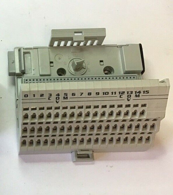 ALLEN BRADLEY FLEX I/O 1794-OB16P 24VDC SOURCE OUTPUT W/ 1794-TB3S TERMINAL BASE