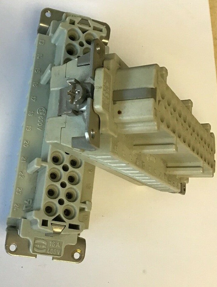 HARTING HAN E24F TERMINAL CONNECTOR FEMALE 24 SOCKET 16AMP 400V***LOTOF2***