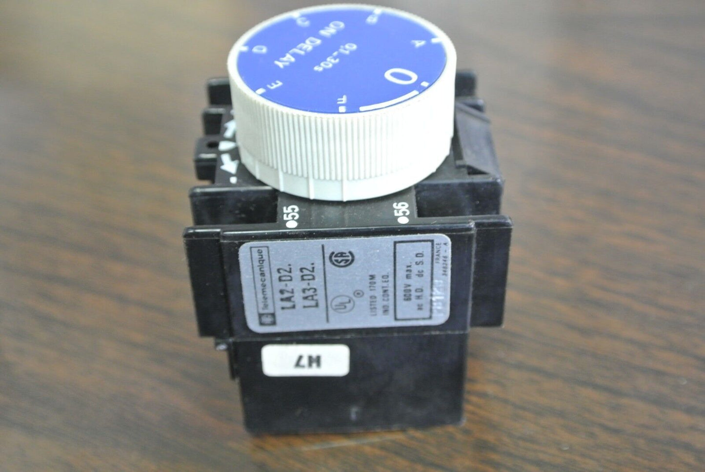 TELEMECANIQUE LA2-D22 H7 - TIME DELAY MODULE / TIMER - 0.1S-30S - NEW SURPLUS