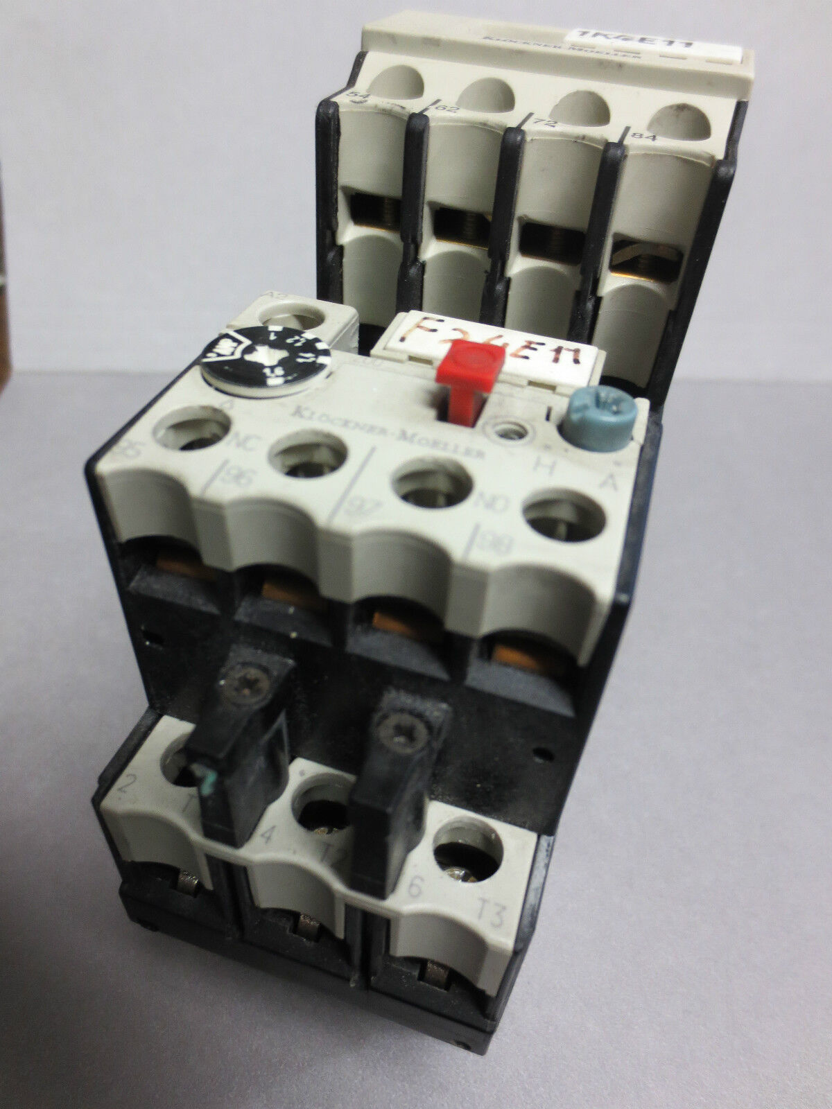 KLOCKNER-MOELLER DIL 00 M-10 + 22 DIL + Z 00-1,6 RELAY / CONTACTOR ASSEMBLY