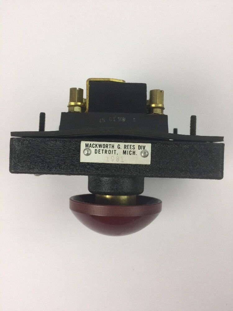 REES 1981 STOP CONTROL UNIT MUSHROOM PUSH BUTTON
