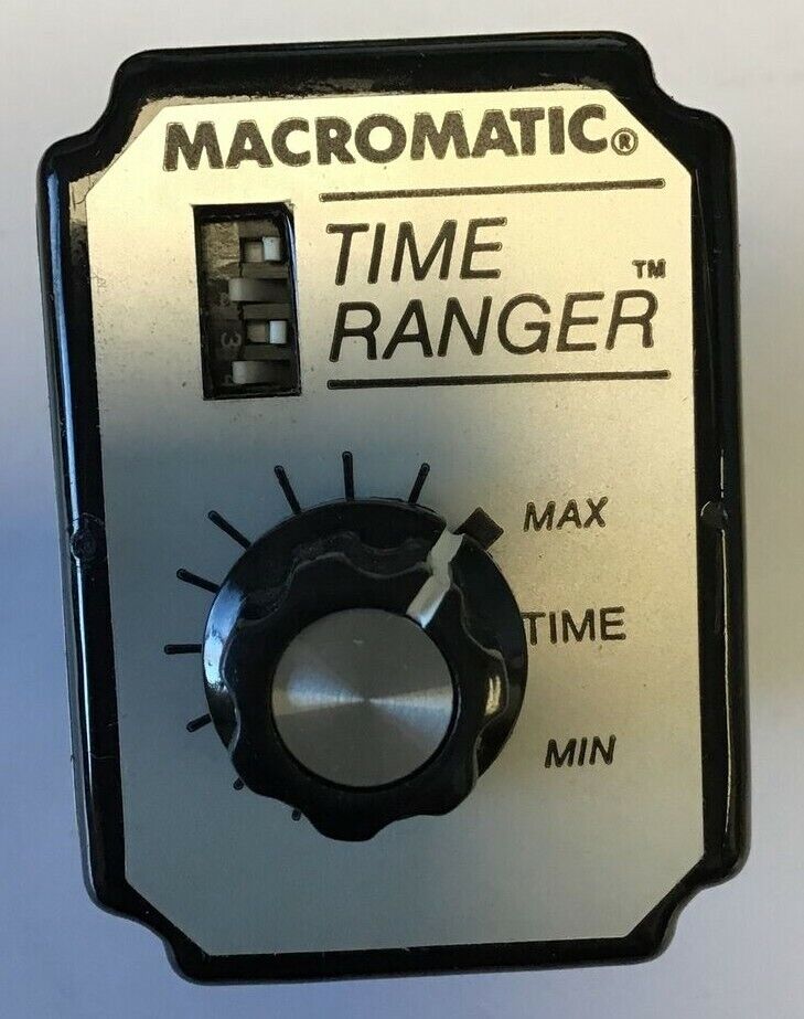 MACROMATIC TIME DELAY RELAY SS-60228 24VAC/DC 10A DPDT PROGRAMMABLE