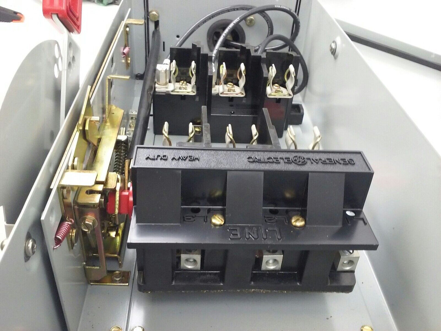 GE TH3362JRS, SAFETY SWITCH, MOD.10, 60A, 600VAC/250VDC, D16419 INTERLOCK RECEP