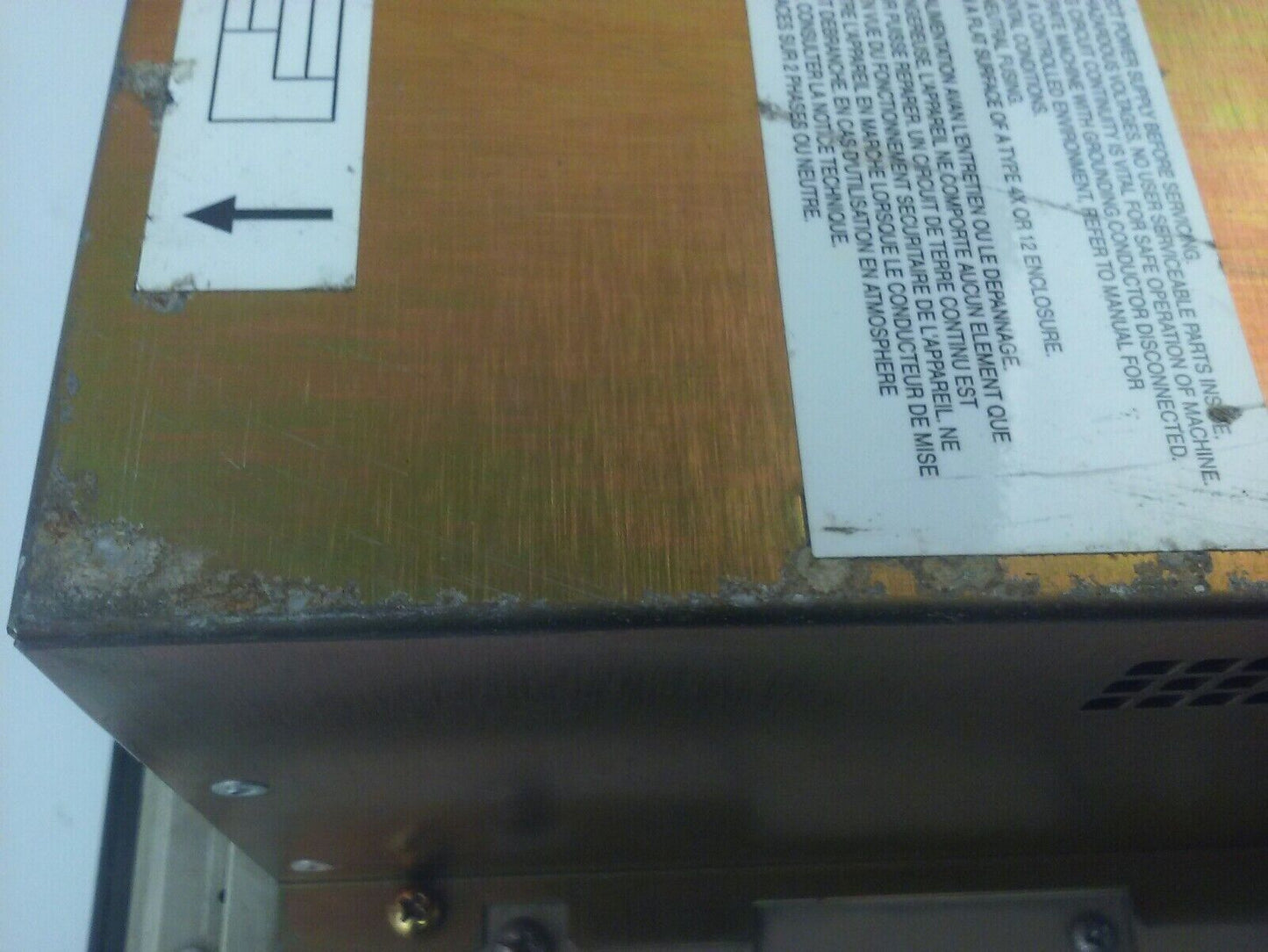 ALLEN BRADLEY 2711E-T10C6 SER. D REV. A PANELVIEW 1000E TERMINAL FRN 5.14