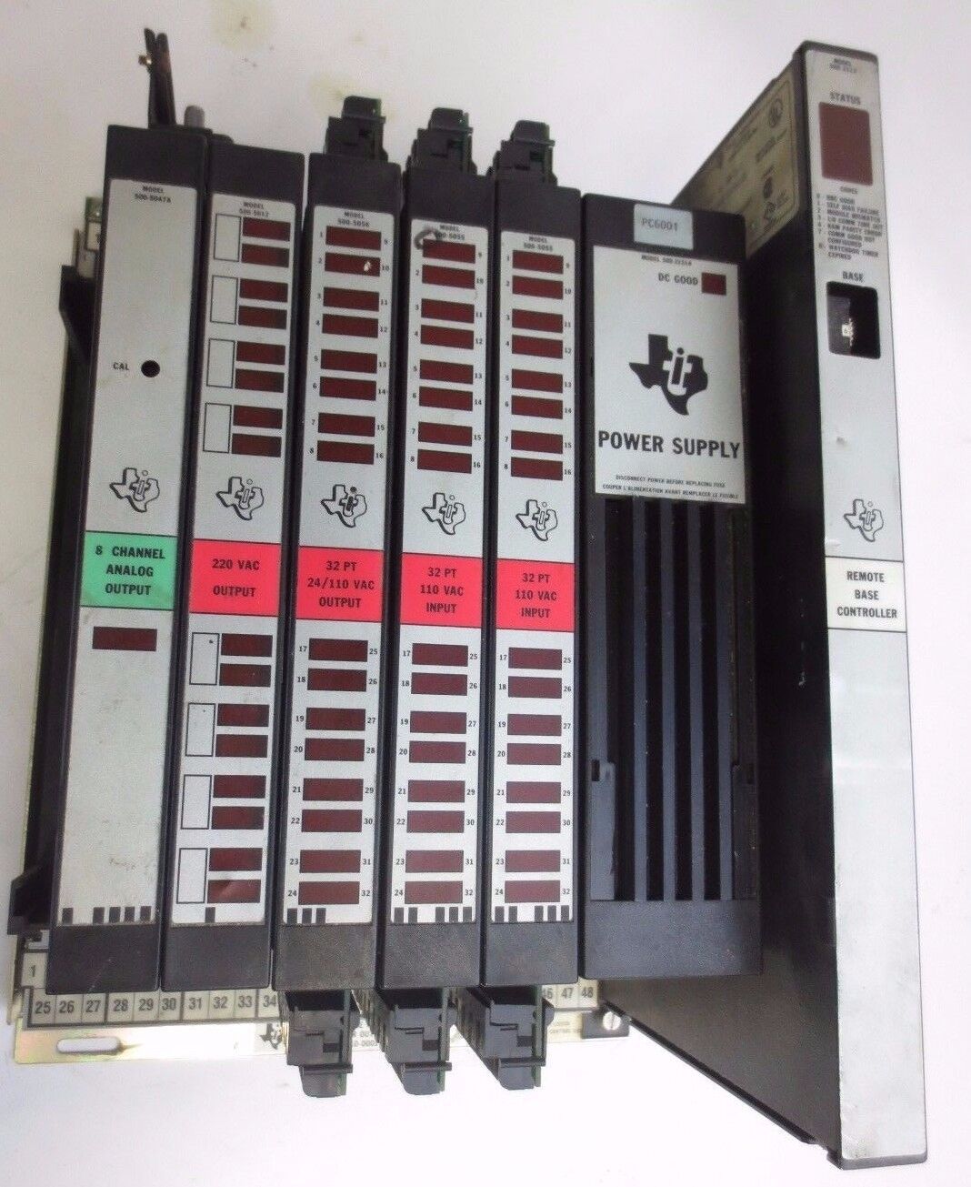T.I. 500-5047-A, 500-5012, 500-5056, 500-5055 (2), 500-2151-A 500-2112, 500-5892