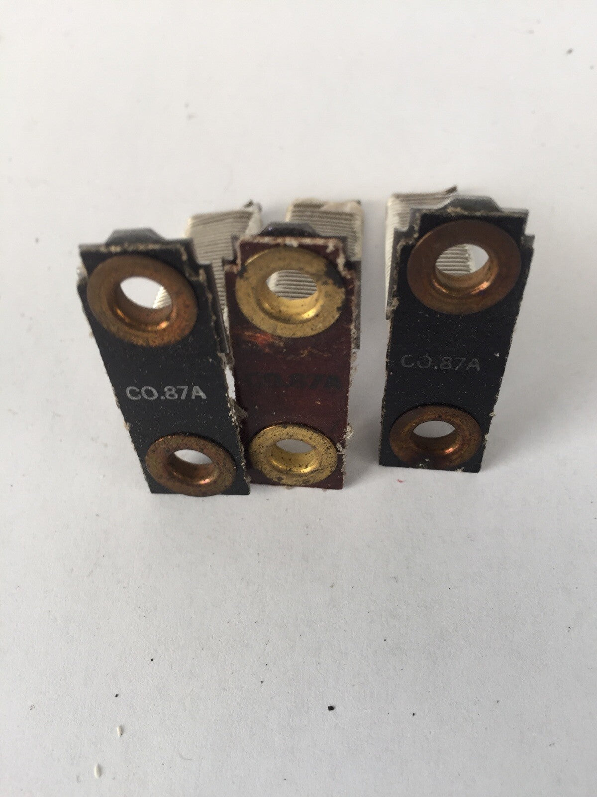 LOT OF (3) GE CR123C0.87A OVERLOAD THERMAL UNIT HEATING ELEMENTS C0.87A