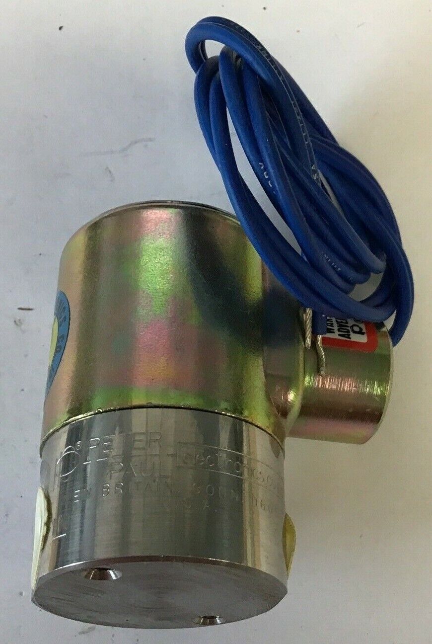 PETER PAUL 23Z00310CM VALVE 120V 60HZ 8.7WATTS P.S.I. 75 SER.CM 3/32 3/32