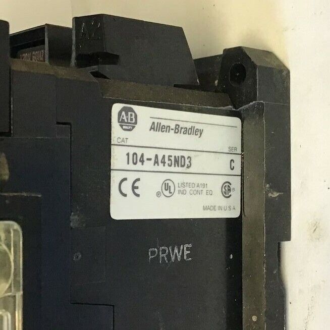 ALLEN BRADLEY 104-A45ND3 REVERSING CONTACTOR SER.C