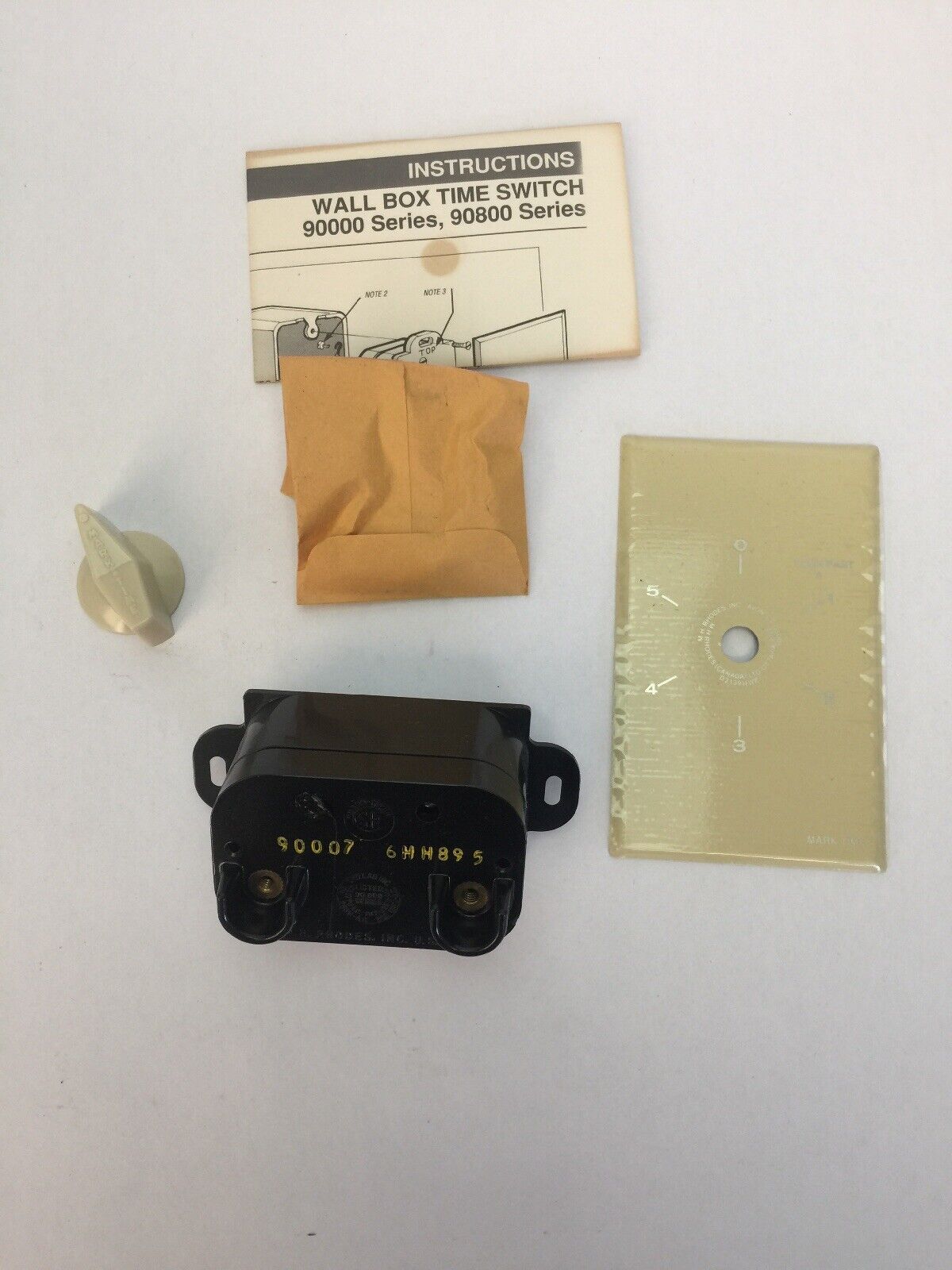 MARKTIME 90007 WALL BOX TIME SWITCH 6 HRS OFF TYPE WITHOUT HOLD