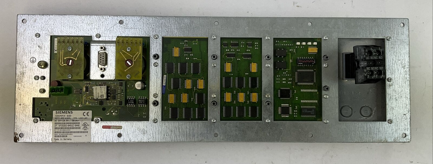 SIEMENS 1P 6FC5203-0AD10-0AA0 SINUMERIK 840D OPERATOR CONTROL PANEL 24VDC VER K
